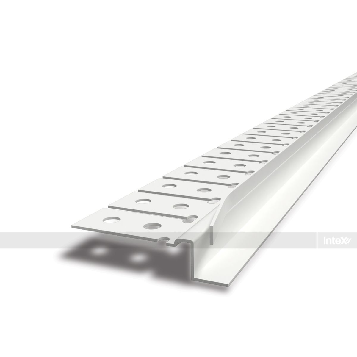 TrimTex 10mm PVC Shadowline Arch Bead with Tearaway Strip x 3m
